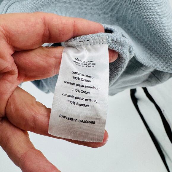 WeWoreWhat Oversized Hoodie Light Blue Cotton Blend Sweatshirt Size XL Casual - Picture 6 of 7